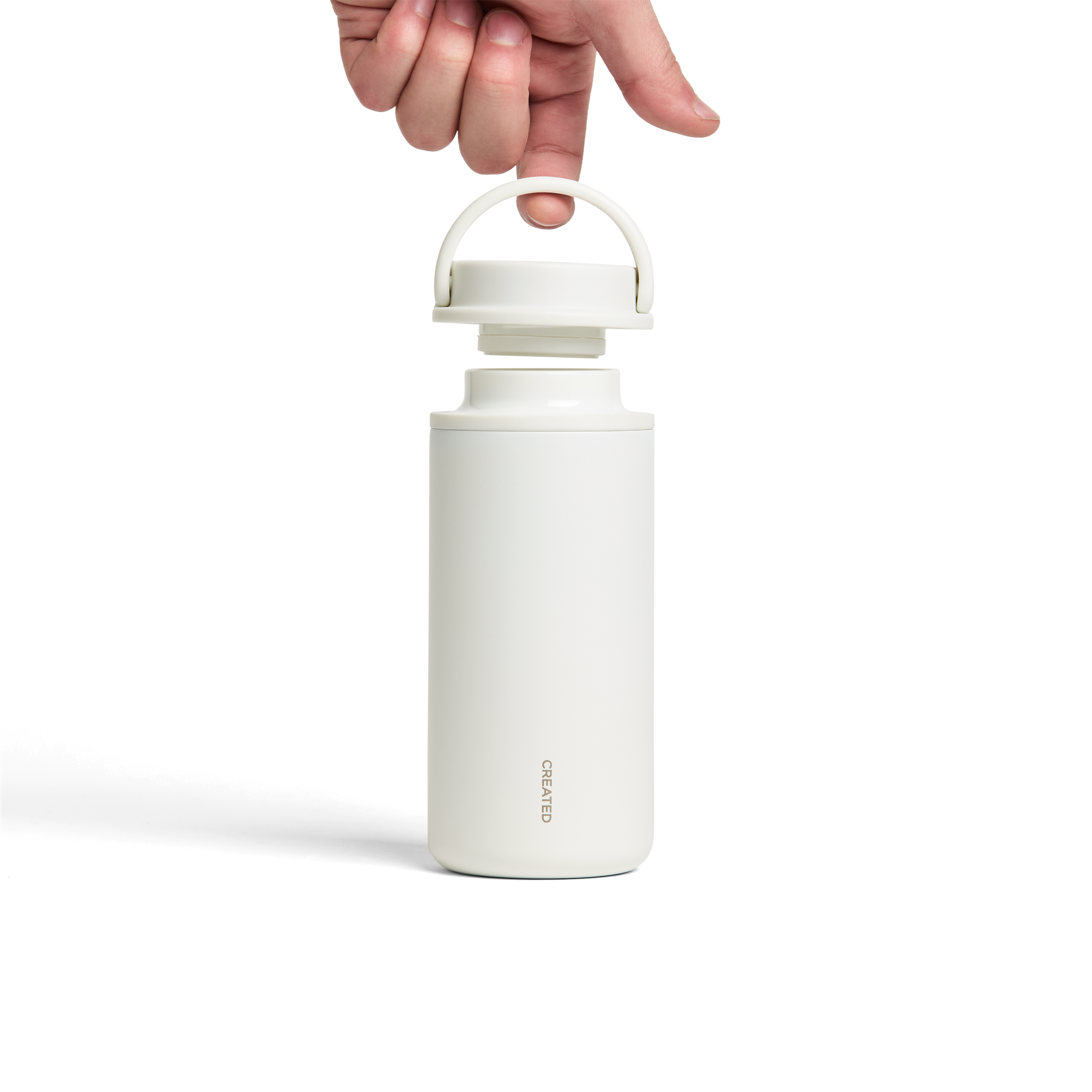 12oz Nomad Grip Tumbler - White