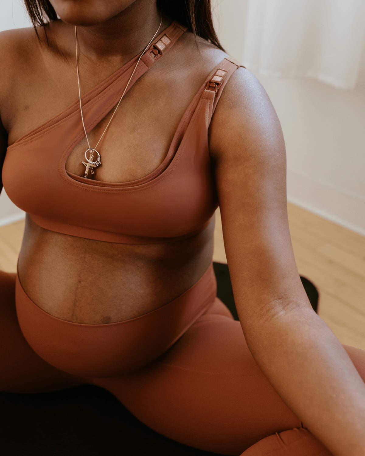 AXK CORE Cross Body Nursing Bra - Brown