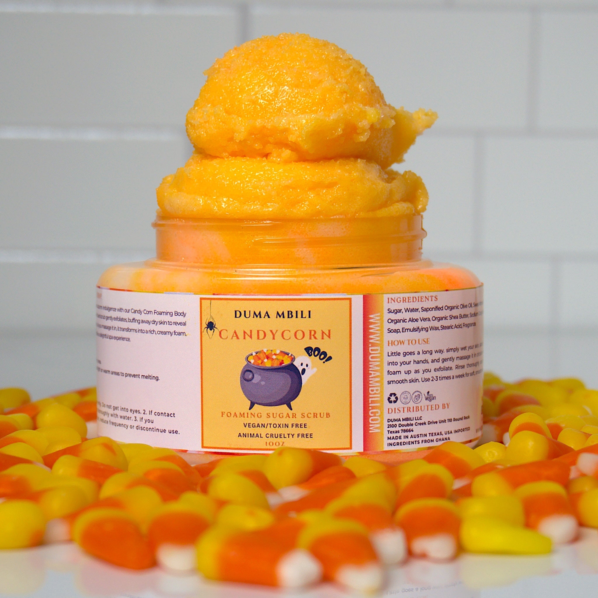 Candy Corn Foaming Sugar Scrub