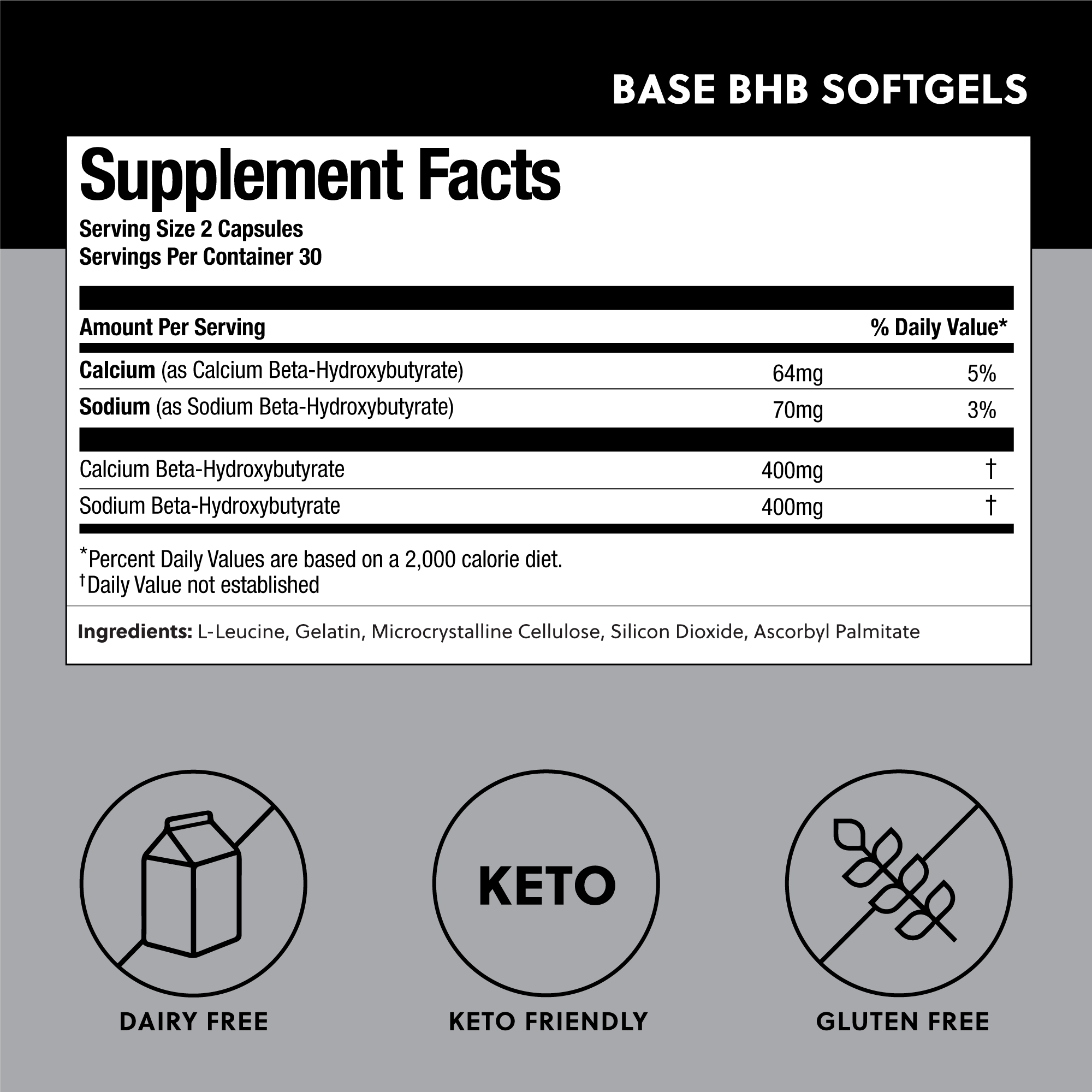 Base Ketones - Exogenous Ketones Drink Mix