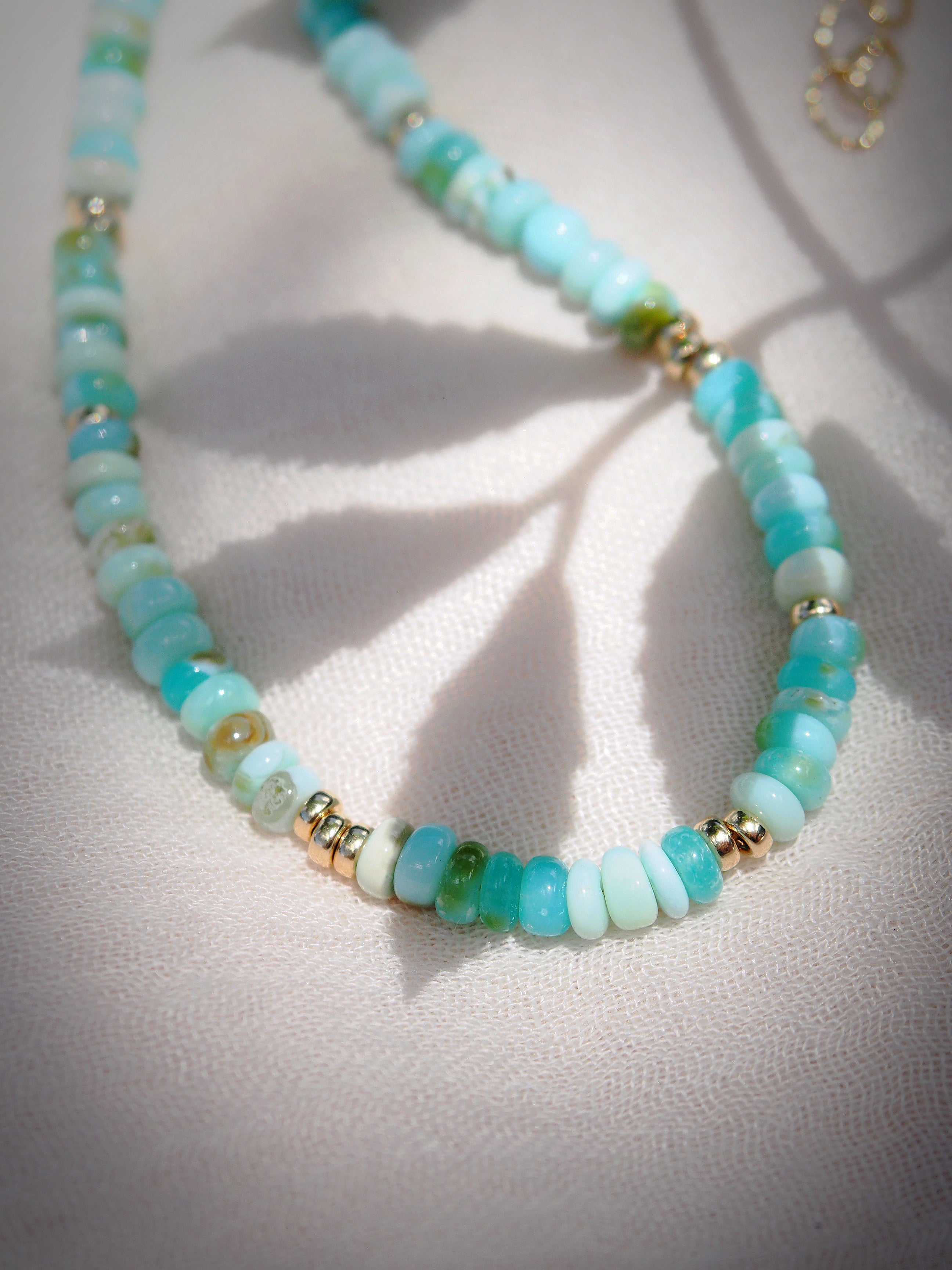 Peruvian Blue Opal Necklace - Mana'olana