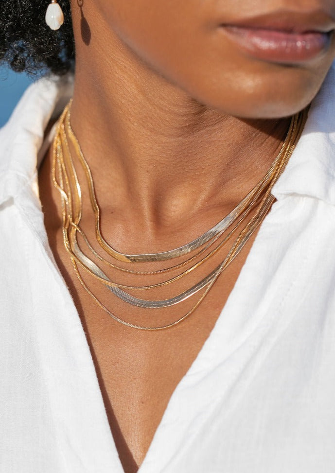 Mini Herringbone Chain - Laka