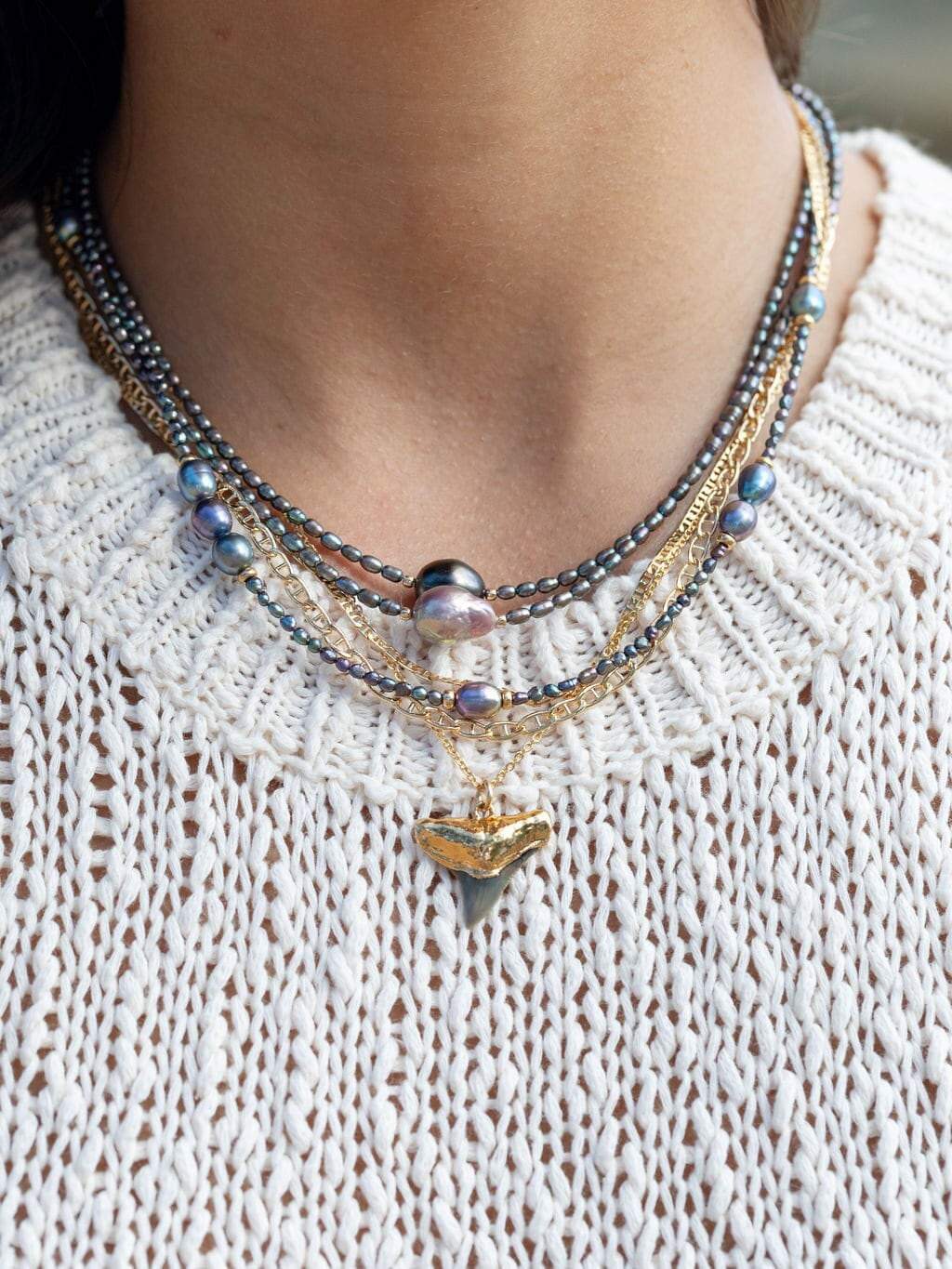 Baroque Pink Pearl Choker Necklace - Kaimalie