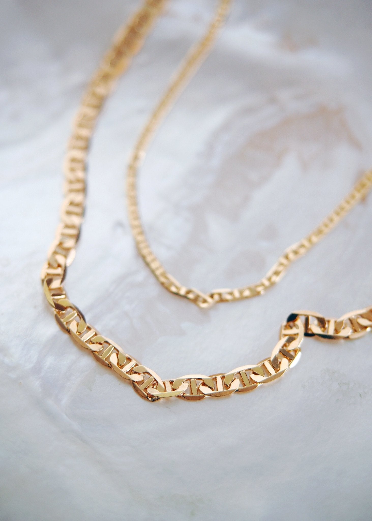 Gold Filled Mariners Chain Necklace - Kala