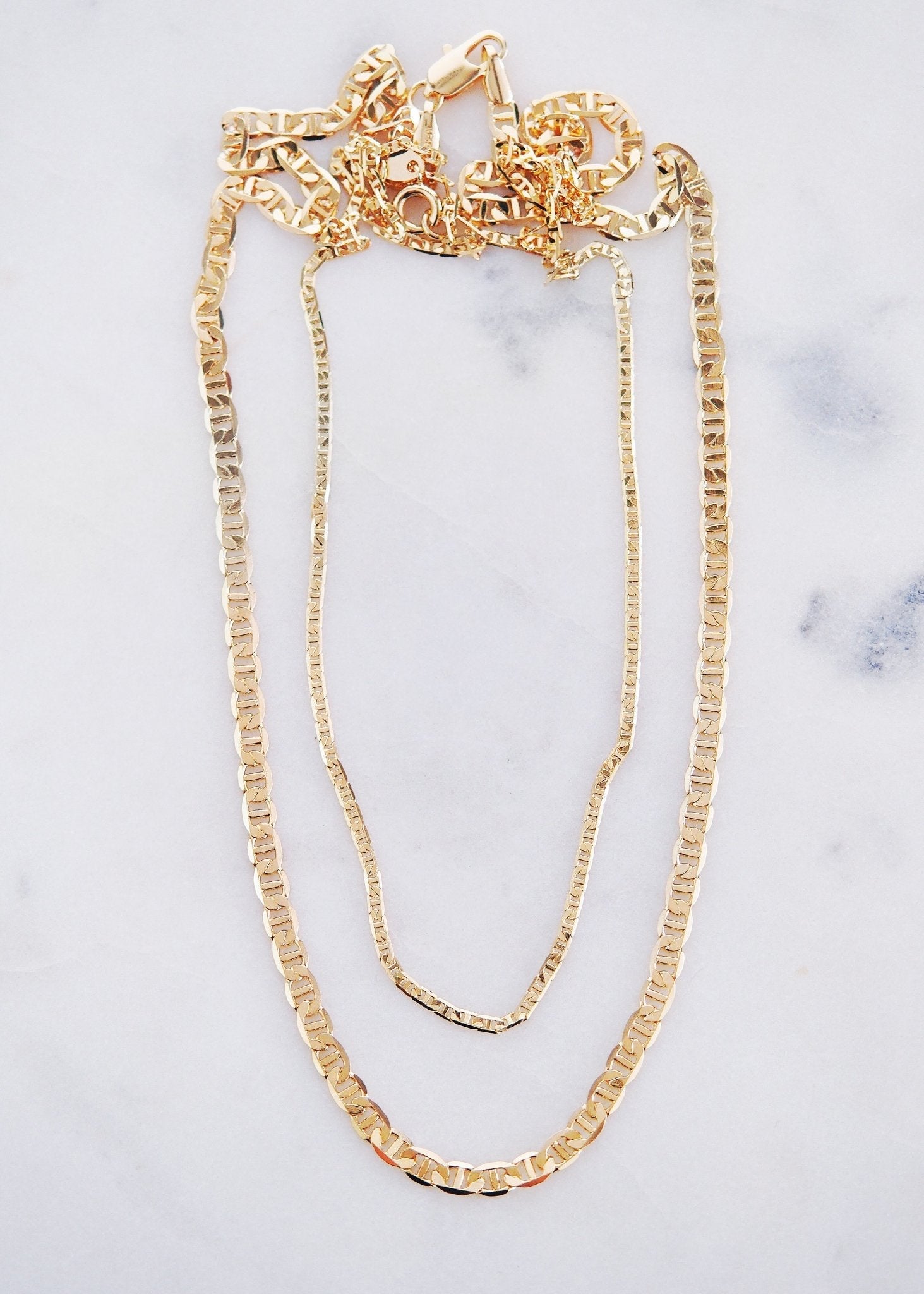 Gold Filled Mariners Chain Necklace - Kala