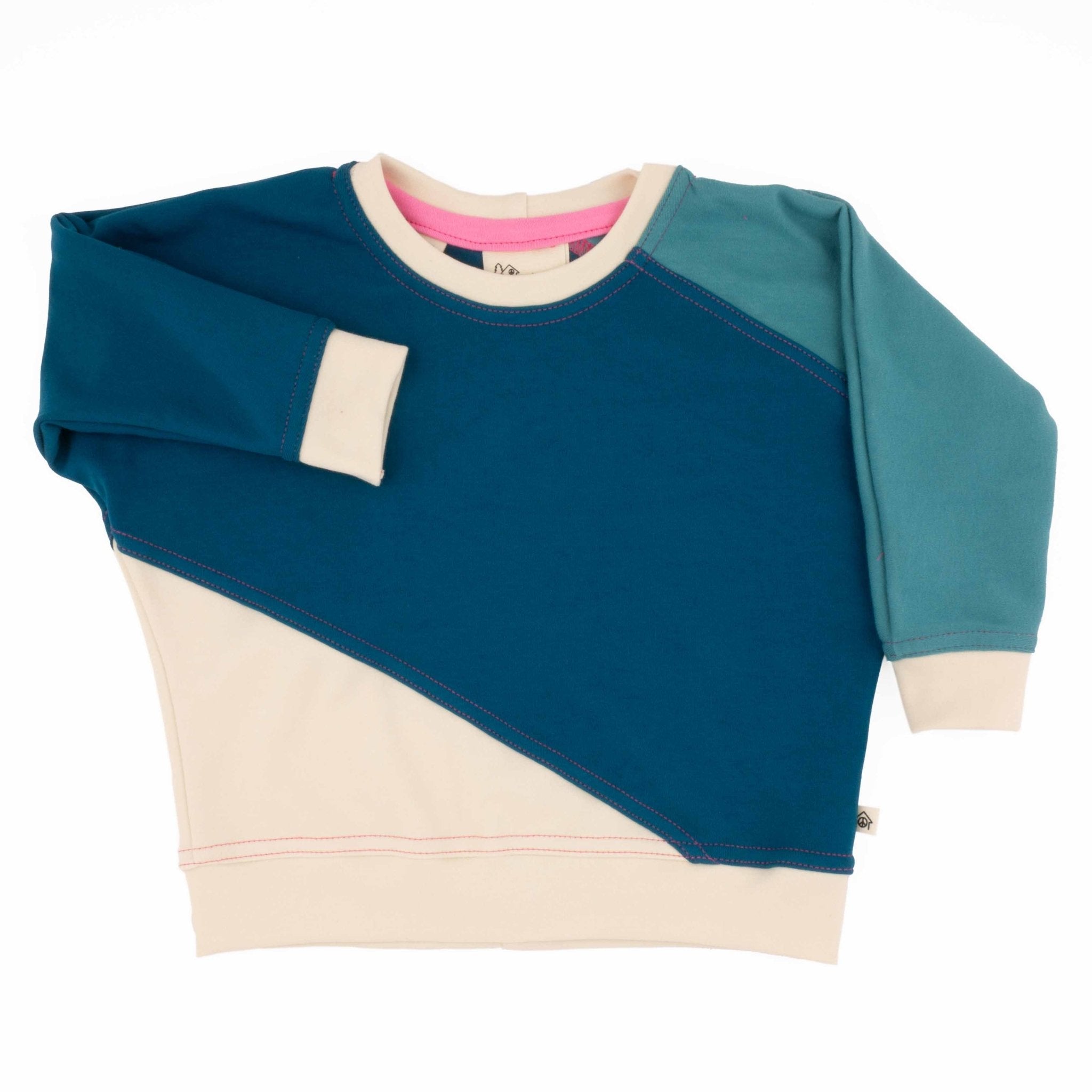 Toddler Diagonal Colorblock Sweatshirt